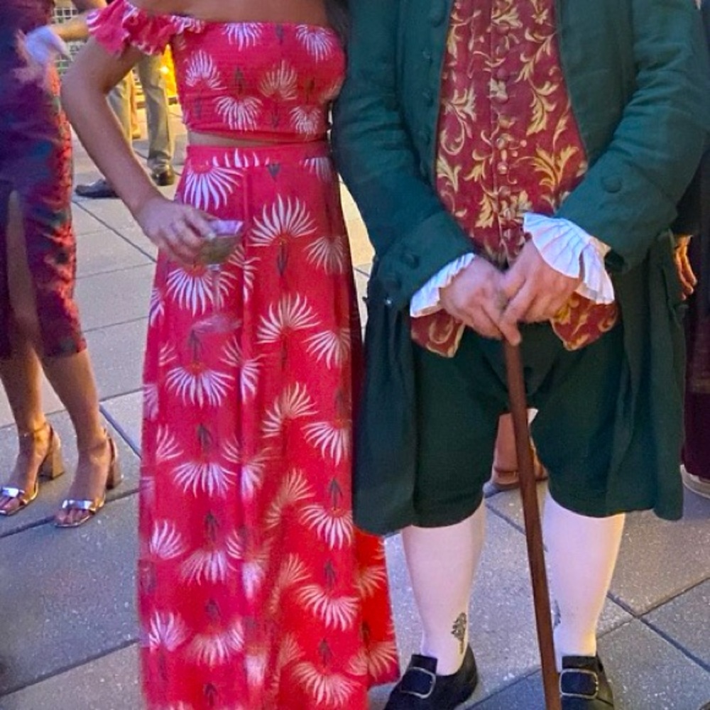 LuLu’s two piece flowy dress xs - worn once!